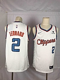 Clippers 2 Kawhi Leonard White Nike Throwback Swingman Jersey,baseball caps,new era cap wholesale,wholesale hats